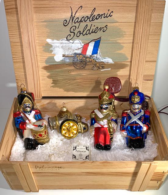 Rare KOMOZJA Blown Glass Christmas Ornament Set (1 of 4)