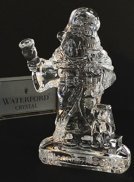 Signed WATERFORD Crystal Millennium SANTA CLAUS (1 of 4)