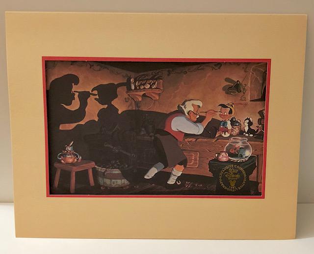 1939 Walt Disney Masterpiece PINOCCHIO Lithograph w/COA (1 of 2)
