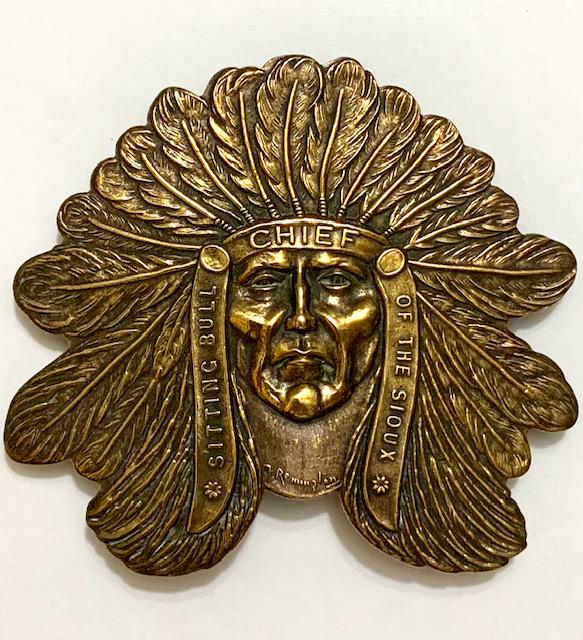TIFFANY & Co Belt Buckle - Sitting Bull - Remington (1 of 4)