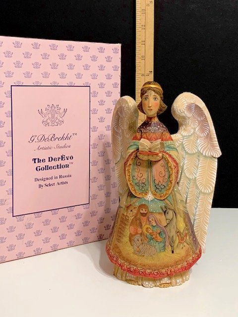 Rare Russian G. DeBrekht LTD Edition Nativity Angel (1 of 4)
