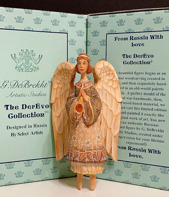 LTD Edition Russian G. DeBrekht ANGEL OF HOPE Ornament (1 of 3)
