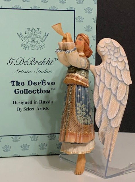 LTD Edition Russian G. DeBrekht ANGEL HERALD Ornament (1 of 5)