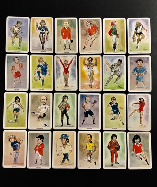 24 Rare Tobacco Cards Worldwide Sports Superstars B (1 of 1)