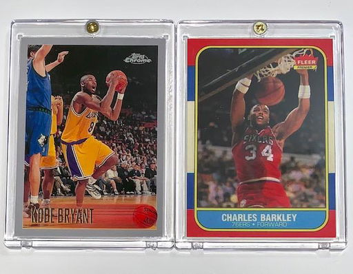 Kobe Bryant Charles Barkley Rp Rookie Basketball Cards Dec 01