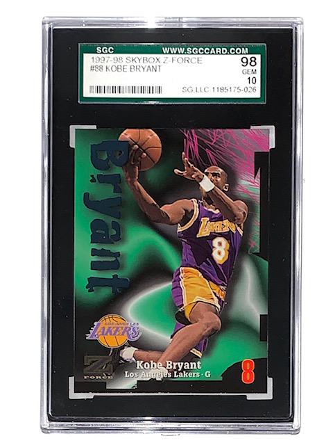 Gem 10 KOBE BRYANT Skybox Rookie Basketball Card (1 of 2)