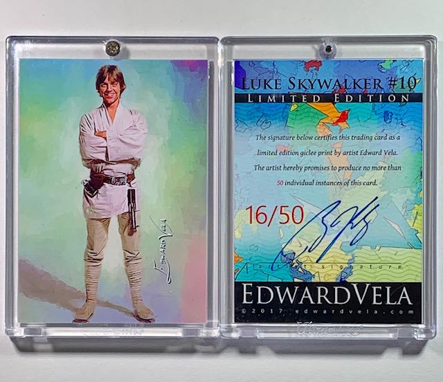 Rare 1 of 50 Artist Signed STAR WARS Print Art Card (1 of 1)