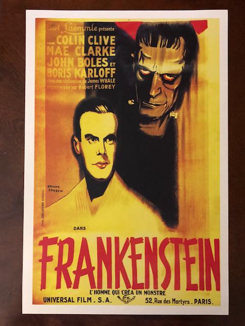 Classic FRANKENSTEIN Movie Poster - Boris Karloff - Dec 01, 2019