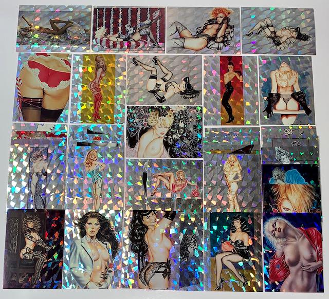 35 Olivia DeBerardinis Risque Pin-Up Art Adult Cards/B (1 of 2)