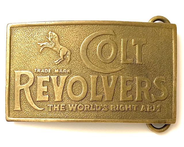 colt revolvers belt buckle tiffany