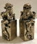 Solid Tibetan Silver KYLIN Temple Guardian FOO DOGS