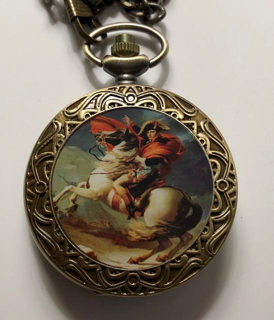 Signed OMEGA Working Pocket Watch w/NAPOLEON (1 of 2)