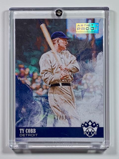 RARE 1 of 99 Artist Proof TY COBB Baseball Card (1 of 1)