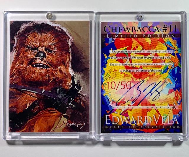 Rare 1 of 50 Artist Signed STAR WARS Print Art Card (1 of 1)