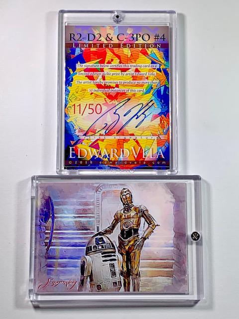 Rare 1 of 50 Artist Signed STAR WARS Print Art Card (1 of 1)