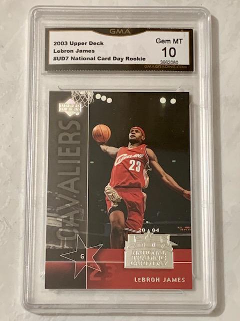 LEBRON JAMES Upper Deck Rookie Basketball Card (1 of 1)