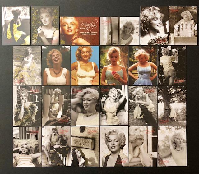 24 Rare MARILYN MONROE Family Archive Portrait Cards/C (1 of 1)