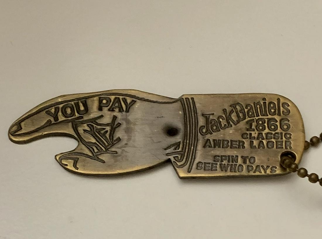 JACK DANIELS Spin to Win Promotional Bottle Opener: Cool Piece