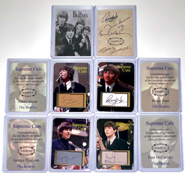 Lot of 5 The BEATLES Custom LTD Edition Sample Cards (1 of 1)