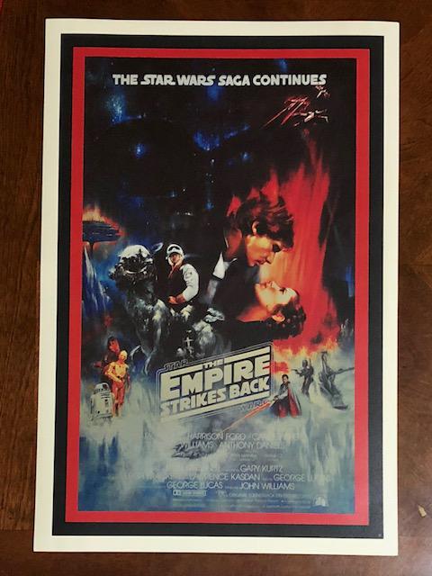 STAR WARS Empire Strikes Back Movie Poster (1 of 1)