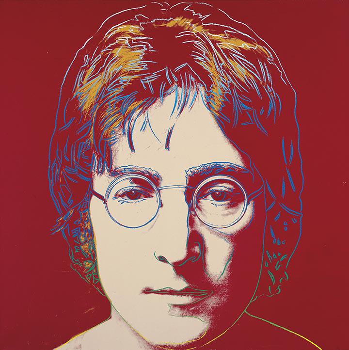 Beatles John Lennon Art on Canvas Print by Andy Warhol (1 of 1)