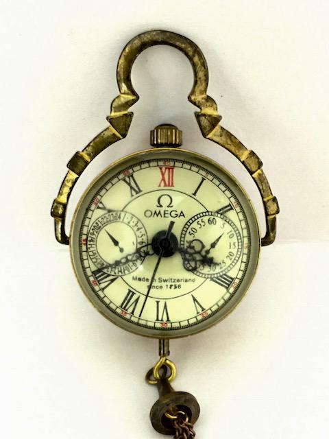 OMEGA Spherical Swiss Mechanical Pendulum Mini Clock (1 of 2)