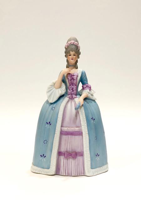 Signed Fashions of History Porcelain Figurine by LENOX: Beautiful Vintage Piece that depicts Ladies Early Period Fashion / Perfect Condition