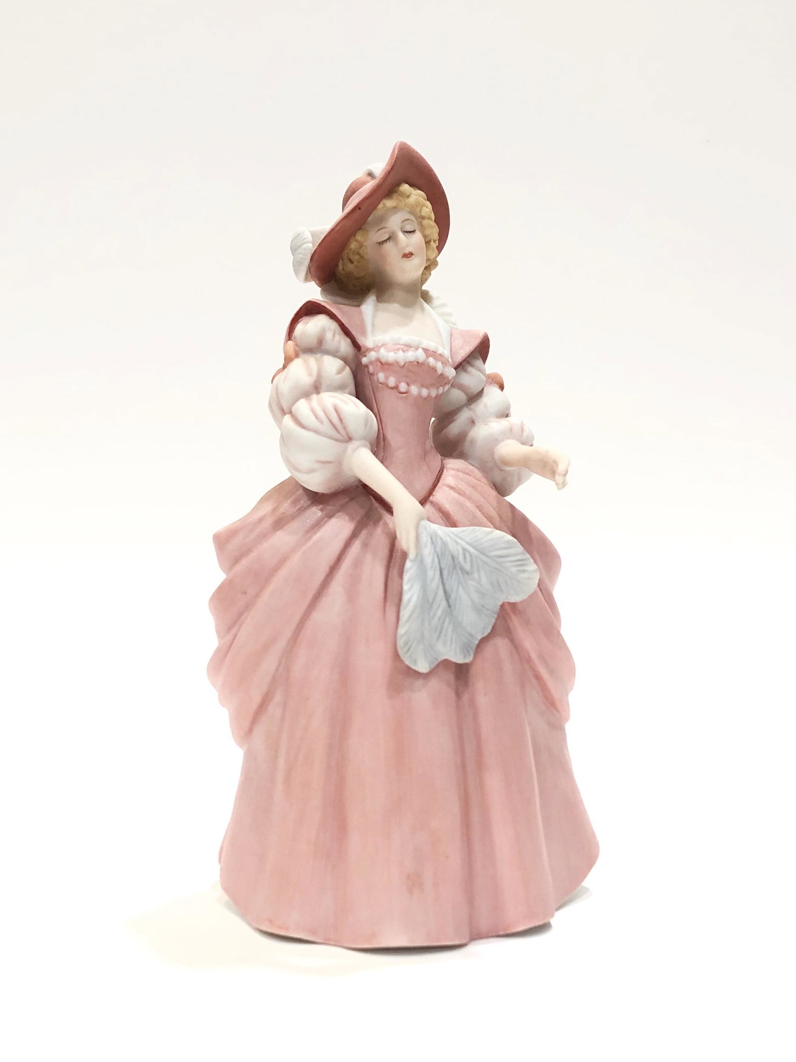 Signed Fashions of History Porcelain Figurine by LENOX: Beautiful Vintage Piece that depicts Ladies Early Period Fashion / Perfect Condition