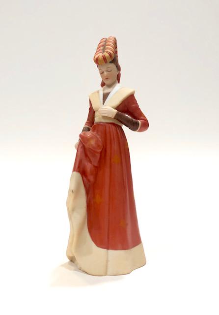 Signed Fashions of History Porcelain Figurine by LENOX: Beautiful Vintage Piece that depicts Ladies Early Period Fashion / Perfect Condition