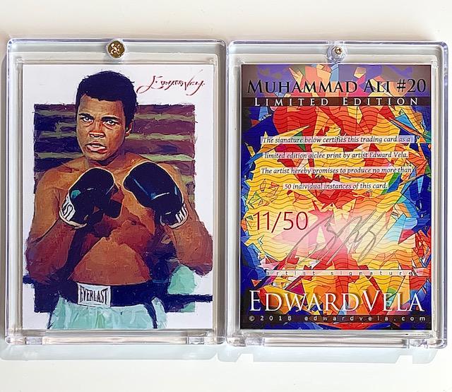 Muhammad Ali / Hand Signed by Artist Giclee Art Card (1 of 1)