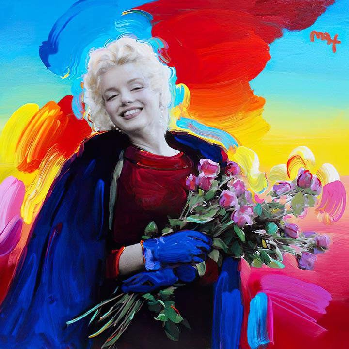 Marilyn Monroe Art on Canvas Print by Peter Max (1 of 1)