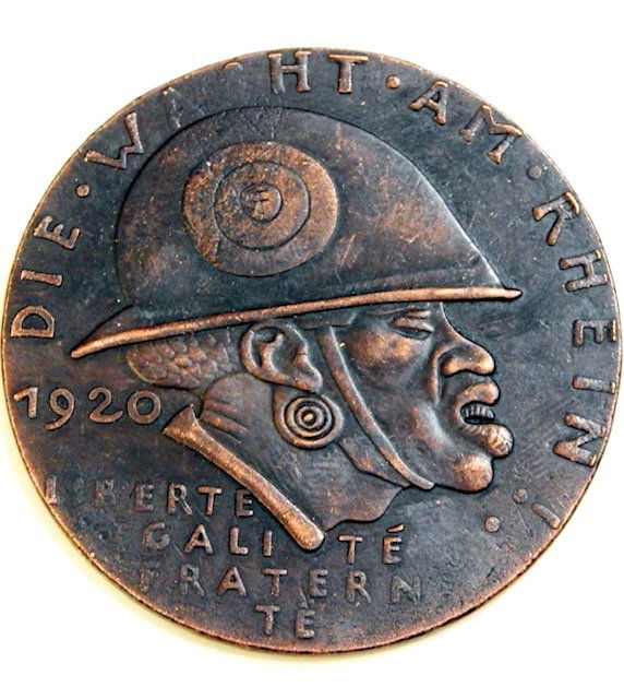 1920 German Discriminatory/Hatred Bronze Medallion (1 of 2)