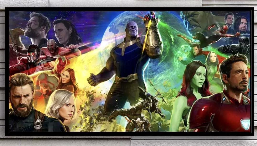 Marvels The AVENGERS Infinity War Art Print on Canvas (1 of 2)