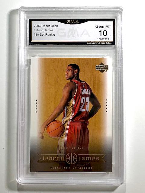 Gem Mint 10 LEBRON JAMES Rookie Basketball Card (1 of 1)