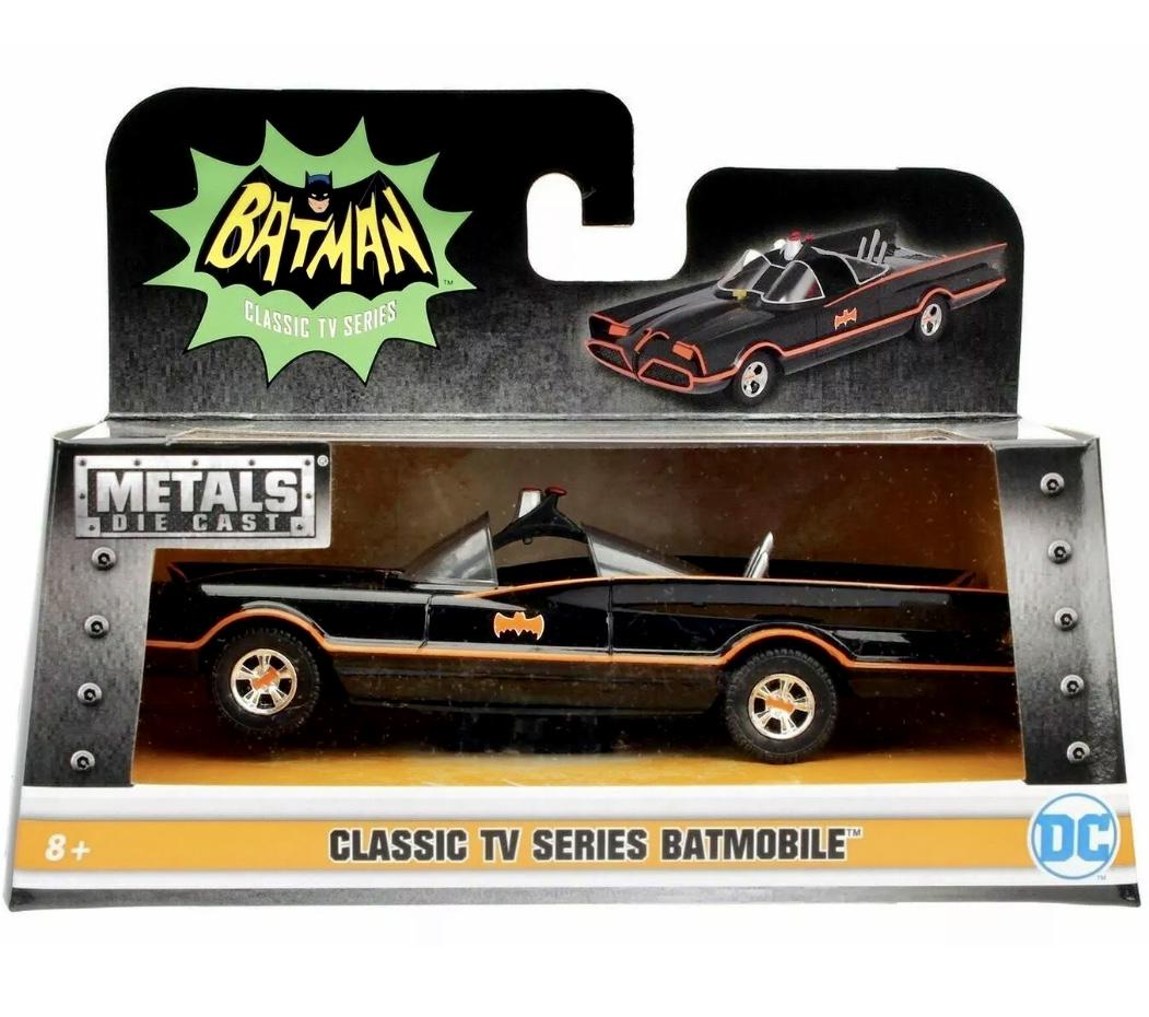 1966 TV Series BATMAN Die-Cast BATMOBILE by JADA Toys: Extremely Cool / Never Removed from Original Box / Must See all Photos