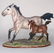 Rare 222/950 GREGORY PERILLO Porcelain Horses Figurine