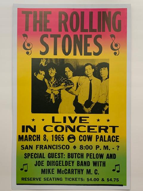 The Rolling Stones 1965 Music Concert Poster (1 of 1)