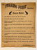 Old West PURRING PUSSY Whorehouse House Rules Notice