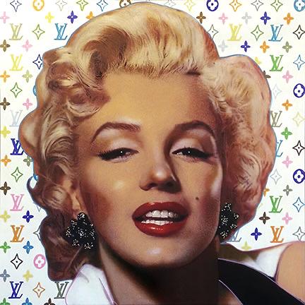 STEVE KAUFMAN Pop Art MARILYN MONROE Canvas Print (1 of 1)