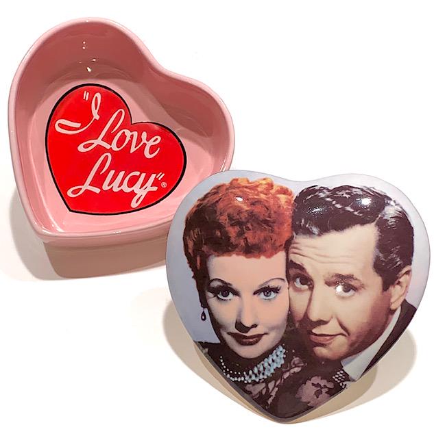 Rare Signed I LOVE LUCY Porcelain Vanity Jewelry Box (1 of 4)