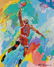 LeRoy Neiman MICHAEL JORDAN Art on Canvas Print