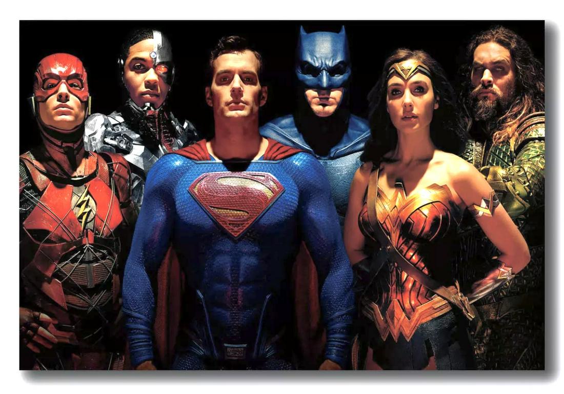 D.C. Comics The JUSTICE LEAGUE Silk Screen Art Print (1 of 1)