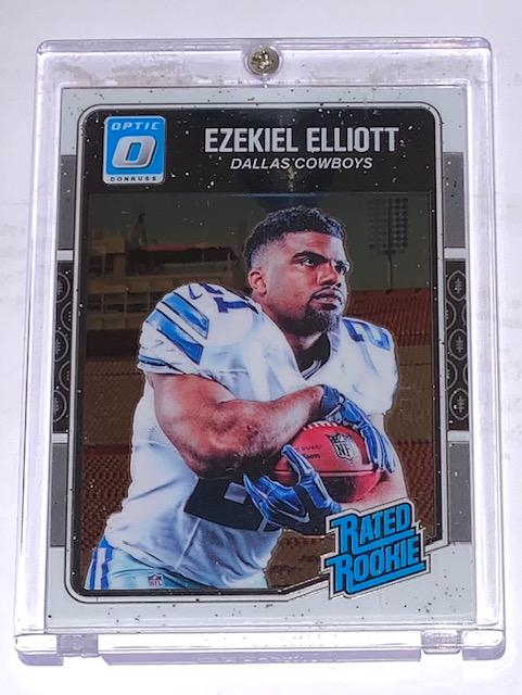 1 st  EZEKIEL ELLIOTT Donruss Optic Rookie Football (1 of 1)