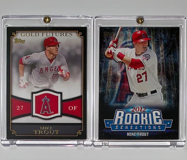 MIKE TROUT Rookie and Rookie Sensations Baseball Cards (1 of 1)