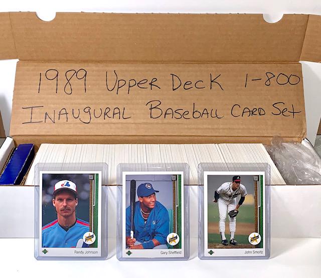 1 st  Inaugural 1989 Upper Deck Baseball Card Set (1 of 1)