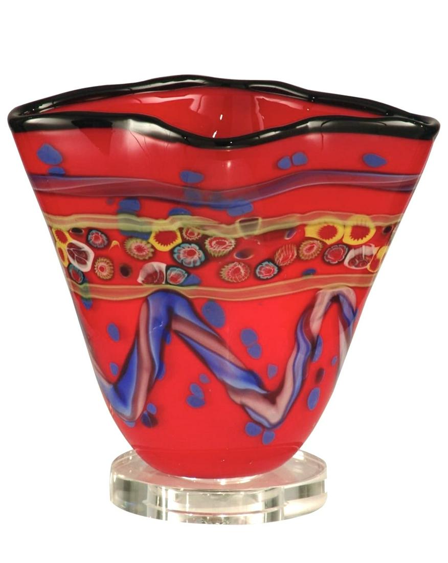 Dale TIFFANY Antique Rdshw Rivera Favrile Art Glass Lmp: This is a Heavy & Stunning Working Dale Tiffany Studio Art Glass Lamp with Stunning Colors in Perfect Condition - Approximately 9.5” Tall â€“ Multiple Photos Posted