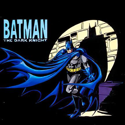 STEVE KAUFMAN Pop Art BATMAN Canvas Print: 16 x 16 / Does Not Come Framed / Shipped in a Mailing Tube / This is a Decorative Print / This is Not an Original Oil and is Not Hand Signed by the Artist