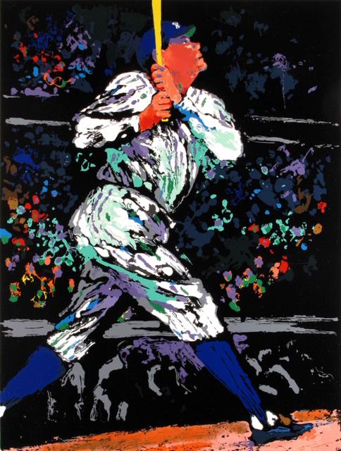 LeRoy Neiman BABE RUTH Art on Canvas Print: 16 x 20 / Does Not Come Framed / Shipped in a Mailing Tube / This is a Print Not an Original Oil