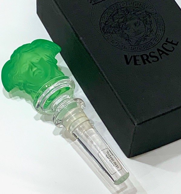VERSACE Crystal Medusa Decanter/Wine Bottle Stopper: Never Been Used / Flawless / Stunning Piece / Does NOT Come with Original Box