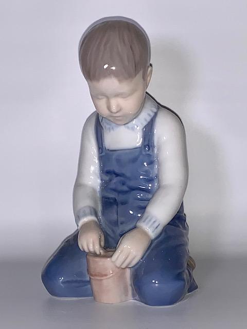 Vintage BING and GRONDAHL Copenhagen Porcelain Figurine: Flawless - #2127 â€“ Multiple Photos Posted